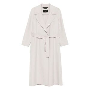 PALTO Women's Belted Wool Blend Coat Women CREAM Coats & Jackets